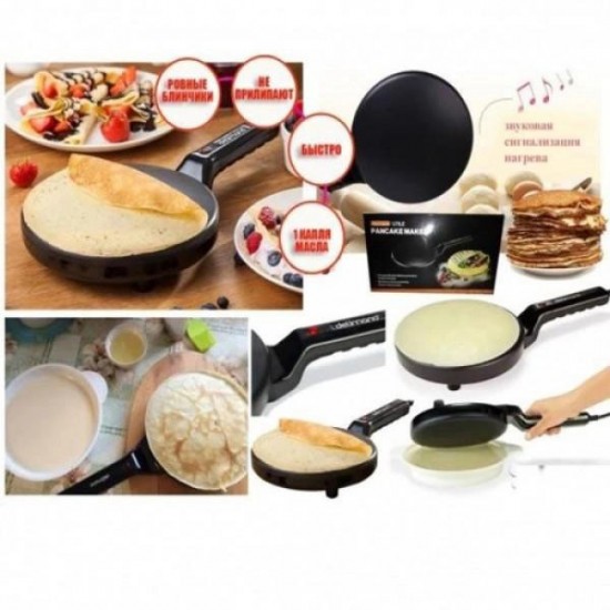 Млинець електричний CREPE MAKER. чорний Pro Opt