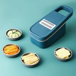 Тертка з контейнером Multi-purpose kitchen cutter зі змінними лезами та насадками Pro Opt