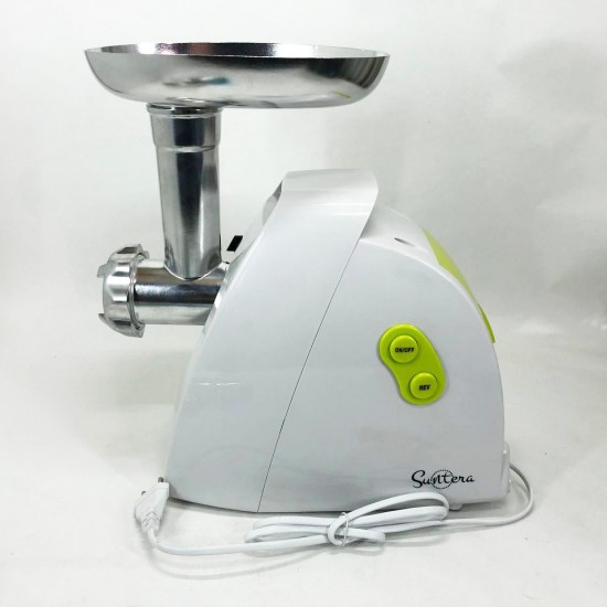 М'ясорубка Suntera SMG-5425W, м'ясорубка-соковитискач, електрична м'ясорубка з насадками для дому Pro Opt