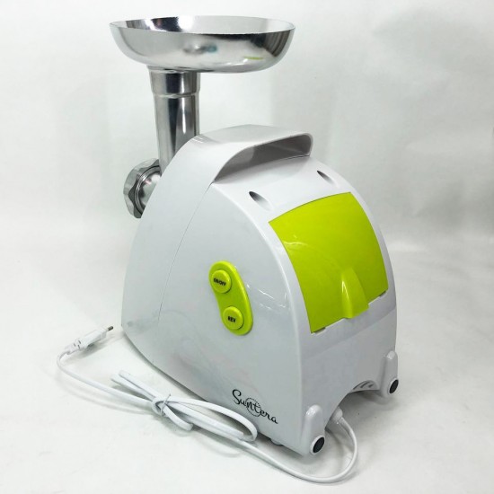 М'ясорубка Suntera SMG-5425W, м'ясорубка-соковитискач, електрична м'ясорубка з насадками для дому Pro Opt