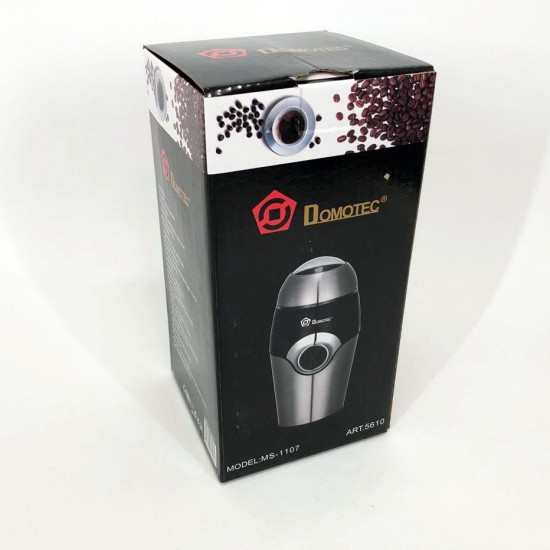 Кавомолка DOMOTEC MS-1107 Сіра (150Вт, 50г) Pro Opt