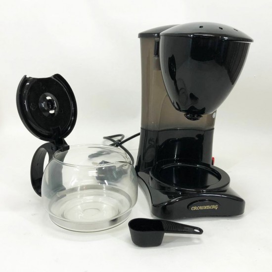 Крапельна Кавоварка Crownberg CB-1563 800 Вт, крапельна кавоварка для дому, маленька кавоварка Pro Opt