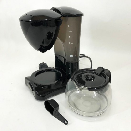 Крапельна Кавоварка Crownberg CB-1563 800 Вт, крапельна кавоварка для дому, маленька кавоварка Pro Opt