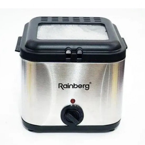 Фритюрниця для дому Rainberg RB-2219 з терморегулятором та знімною чашею Pro Opt