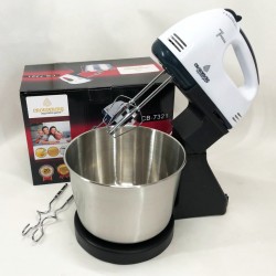 Міксер CROWNBERG CB-7321 з чашею/метал, міксери з чашею, міксер тістоміс для дому, кухонний стаціонарний Pro Opt