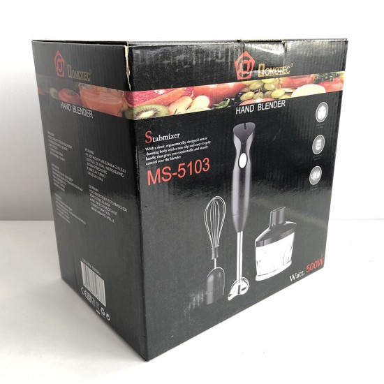 Блендер DOMOTEC MS-5103 3в1 (занурювальний, 500Вт, нерж.) Pro Opt