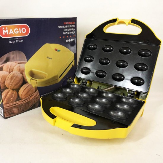 Вафельниця-Горішниця MAGIO МG-391, Потужність 750 Вт Pro Opt