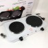 Плитка електрична Suntera DP-1935B, 2500W, 2 конфорки різного діаметру, 2 конфорки. білий Pro Opt