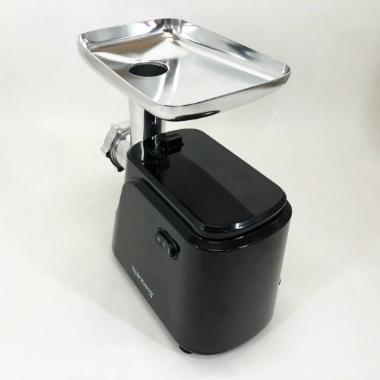 Електрична м'ясорубка Rainberg RB-677 2600W з насадкою для ковбас, м'ясорубка з металевим редуктором Pro Opt