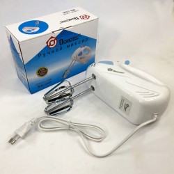Міксер Domotec MS-1355 ручний з насадками для збивання та для тіста Pro Opt