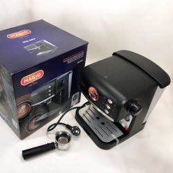 Кавомашина ріжкова для дому з капучинатором Magio MG-963 Pro Opt