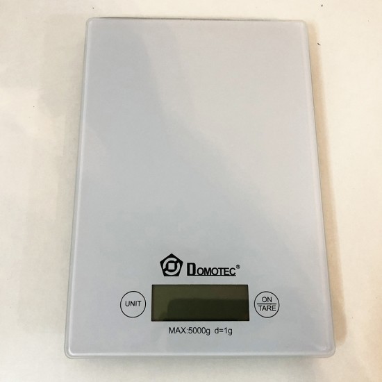 Ваги кухонні DOMOTEC MS-912 Glass, електричні кухонні ваги, точні кухонні ваги. білий Pro Opt