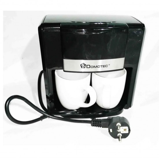 Крапельна кавоварка Domotec MS-0708 500 Вт з двома чашками Pro Opt