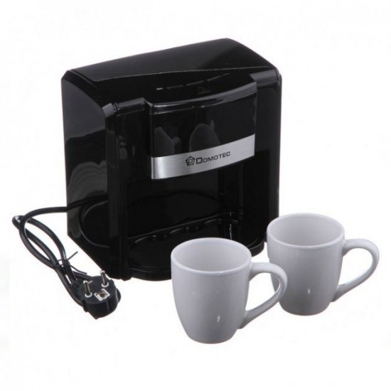 Крапельна кавоварка Domotec MS-0708 500 Вт з двома чашками Pro Opt